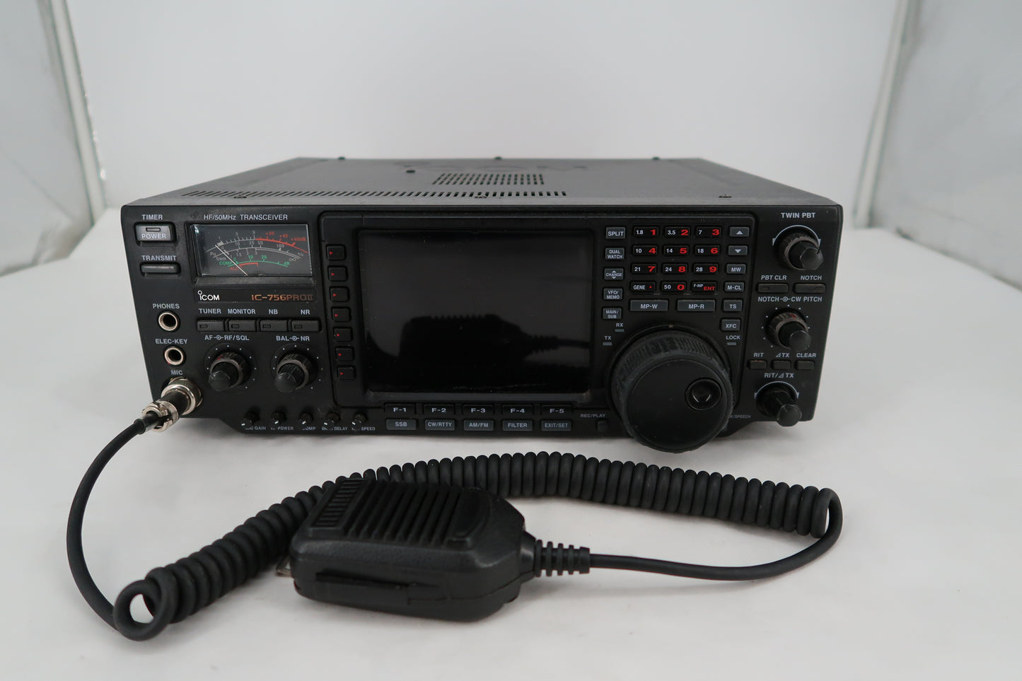 U20018 AS IS Icom IC-756 Pro II No Transmit and other issues