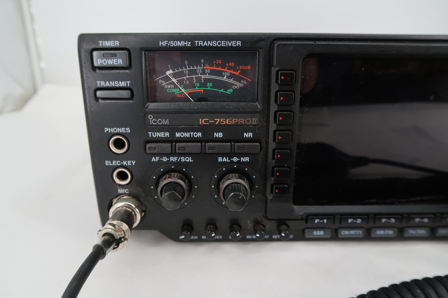 U20018 AS IS Icom IC-756 Pro II No Transmit and other issues