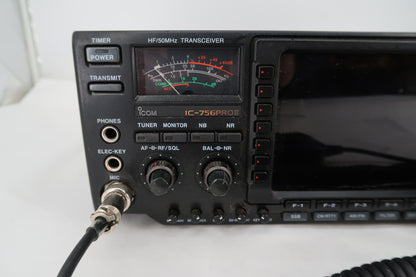 U20018 AS IS Icom IC-756 Pro II No Transmit and other issues