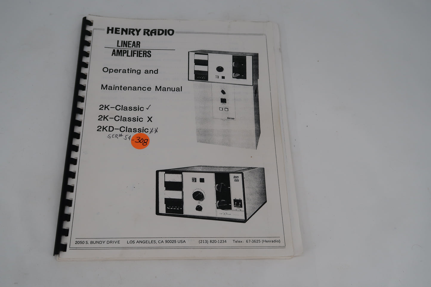 U20019 Used Henry Radio 2-KD Classic Linear Amplifier Pick Up Discount
