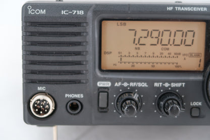 U20023 Used ICOM IC-718 HF All-Band Transceiver with DSP