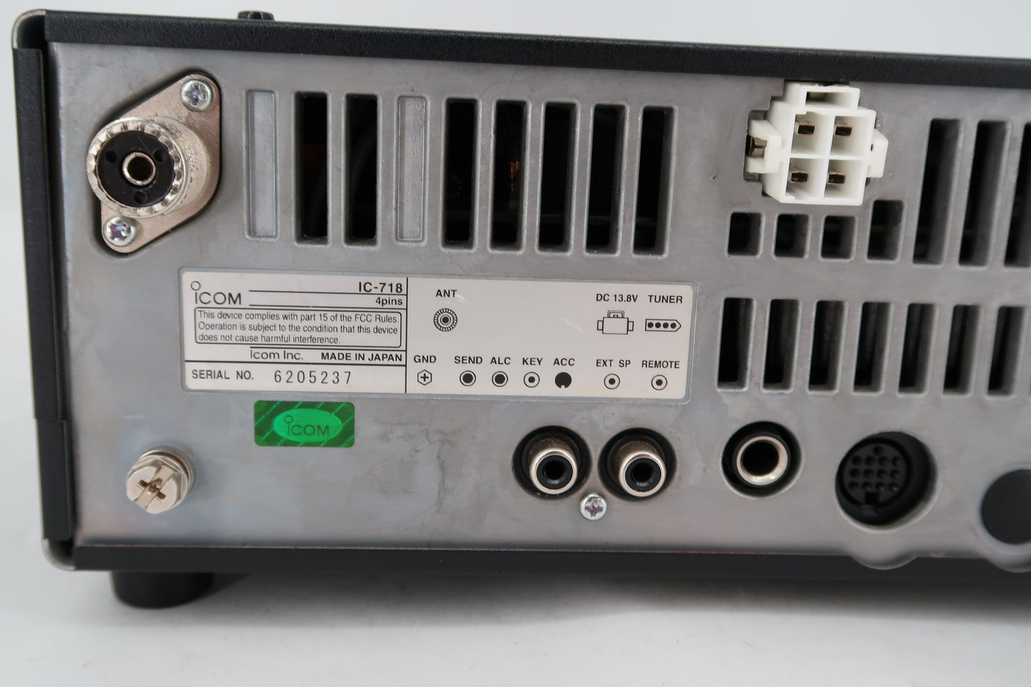 U20023 Used ICOM IC-718 HF All-Band Transceiver with DSP