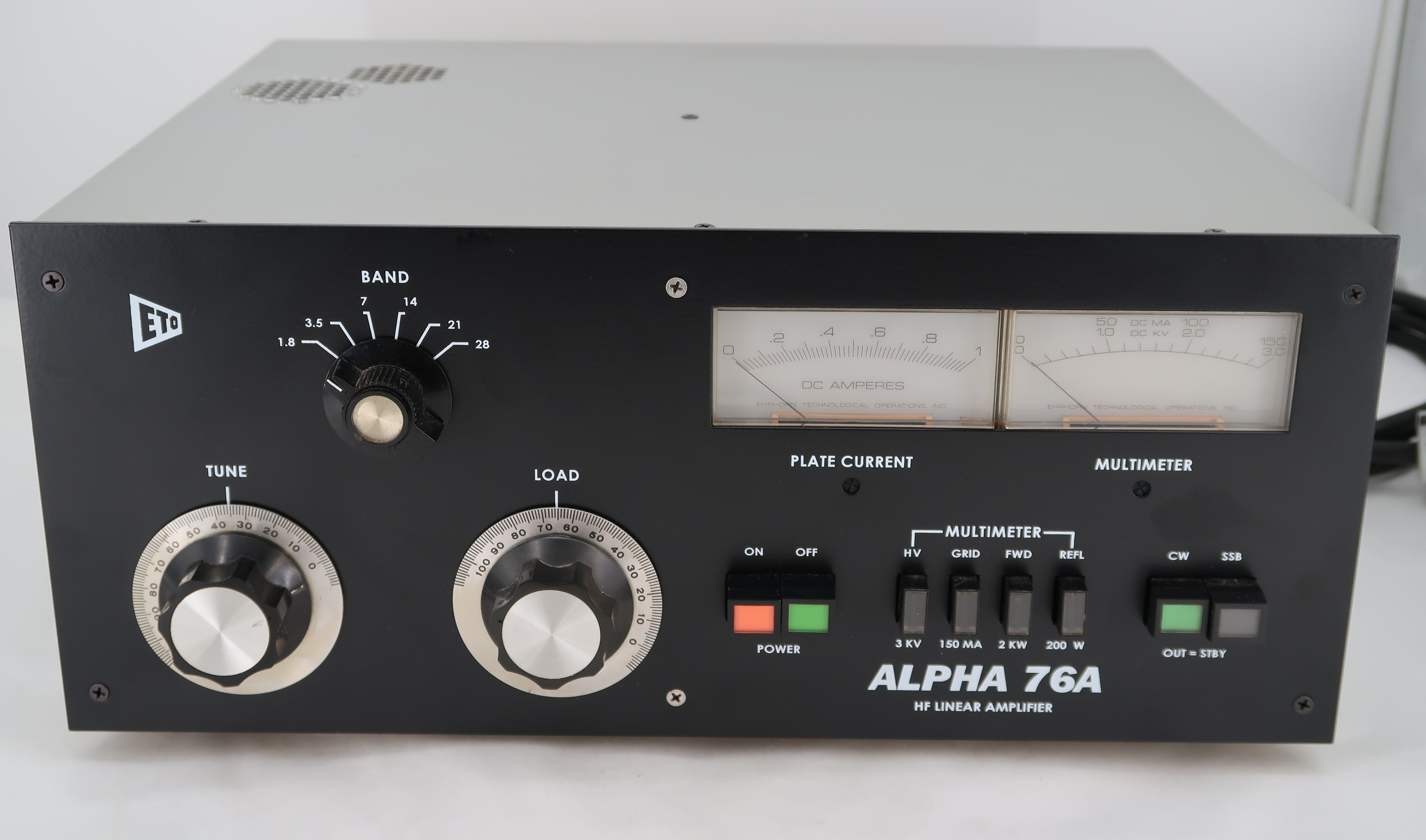 U20024 Used ETO Alpha 76A HF Linear Amplifier – MTC Radio