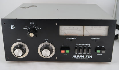 U20024 Used ETO Alpha 76A HF Linear Amplifier converted by K5IZ Rusty