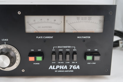 U20024 Used ETO Alpha 76A HF Linear Amplifier converted by K5IZ Rusty