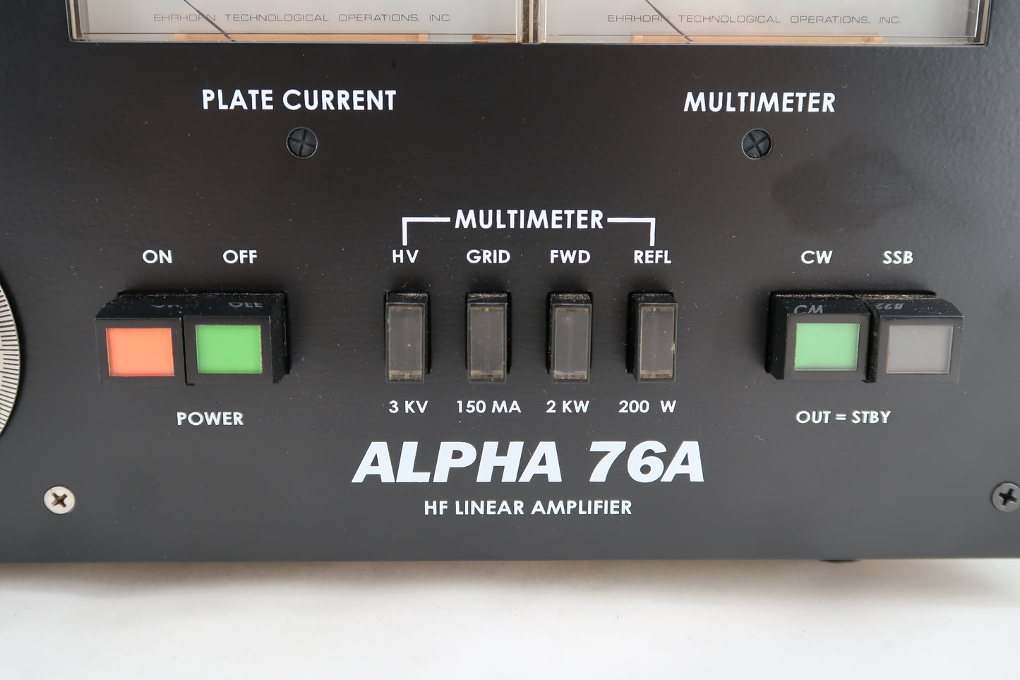 U20024 Used ETO Alpha 76A HF Linear Amplifier converted by K5IZ Rusty