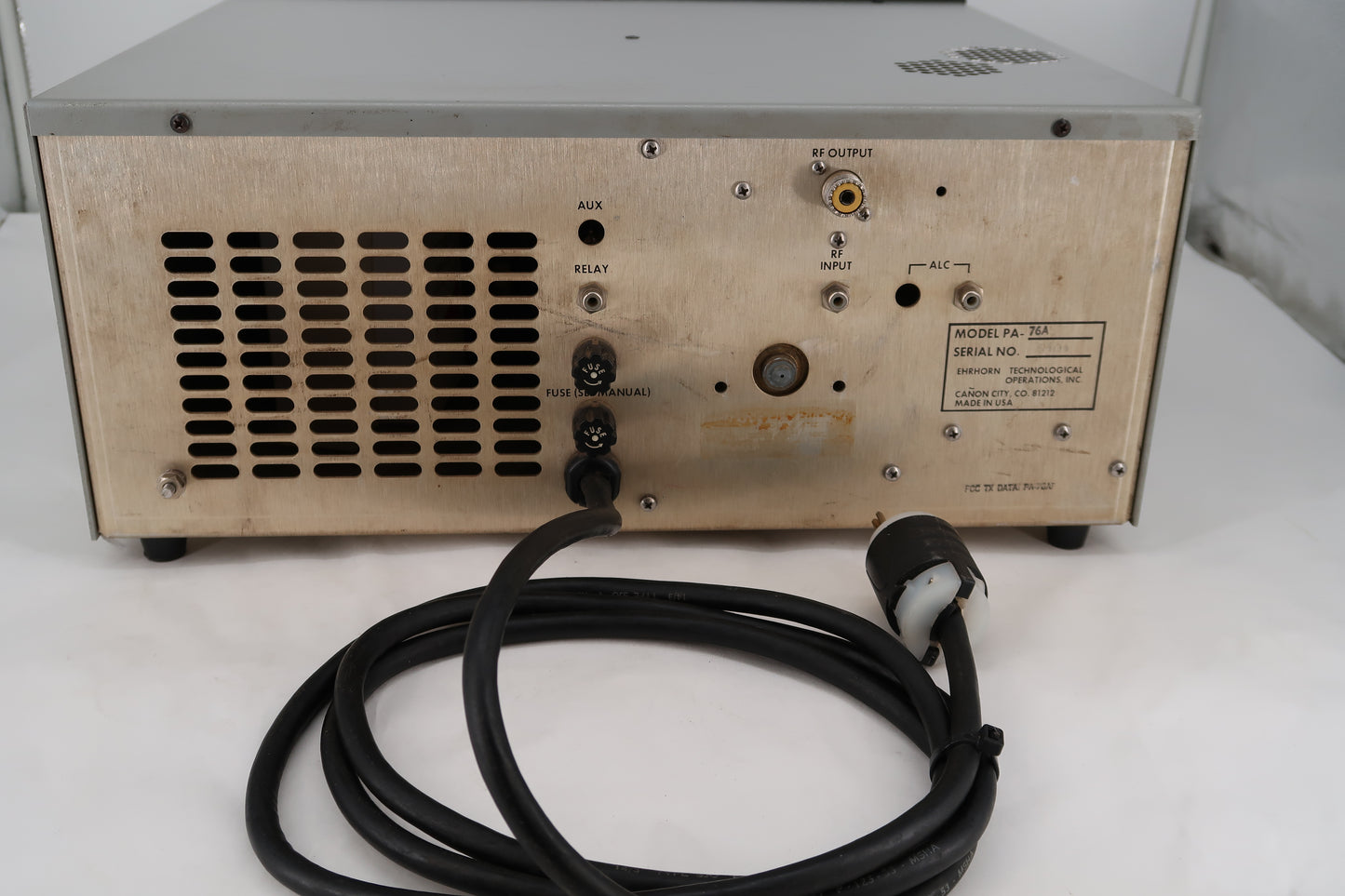 U20024 Used ETO Alpha 76A HF Linear Amplifier converted by K5IZ Rusty