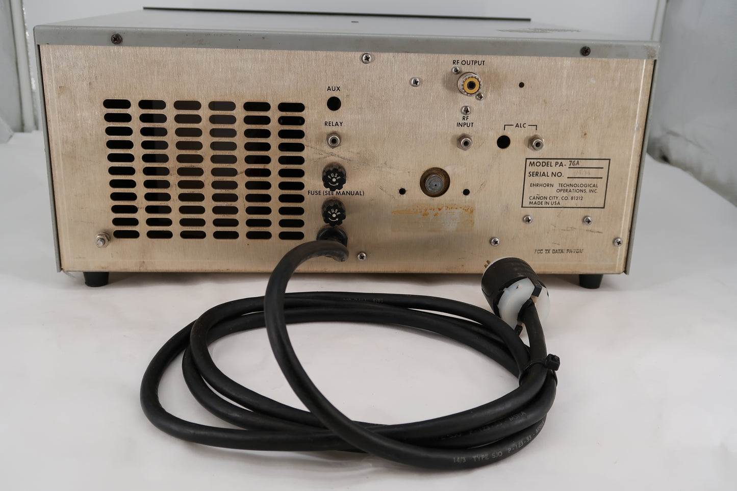 U20024 Used ETO Alpha 76A HF Linear Amplifier converted by K5IZ Rusty