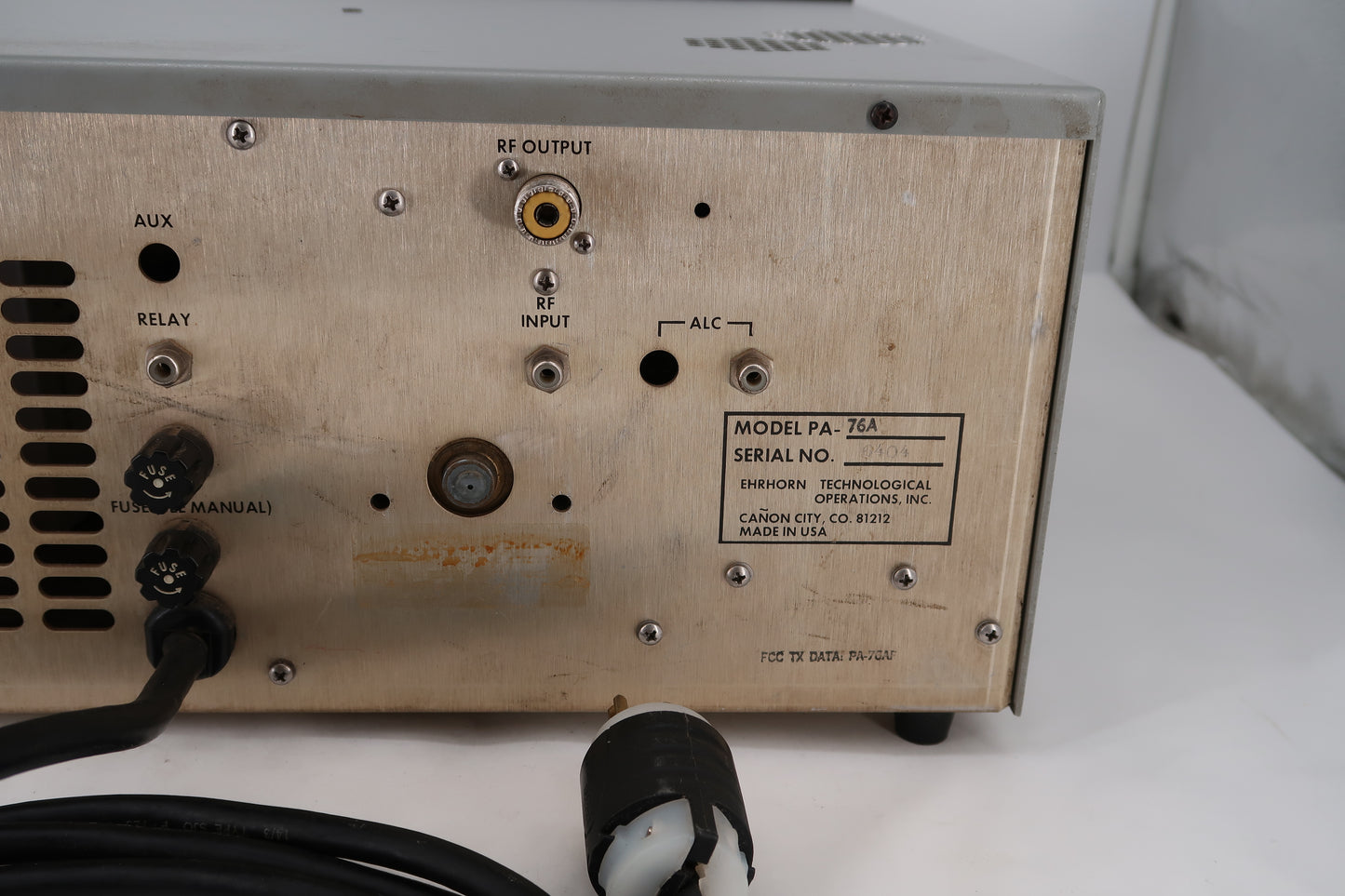 U20024 Used ETO Alpha 76A HF Linear Amplifier converted by K5IZ Rusty