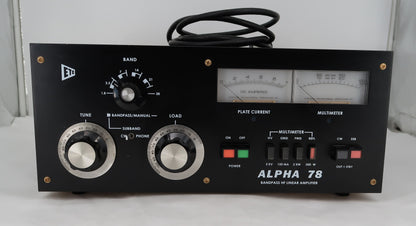 U20028 Used ETO Alpha 78 HF Linear Amplifier converted by K5IZ Rusty