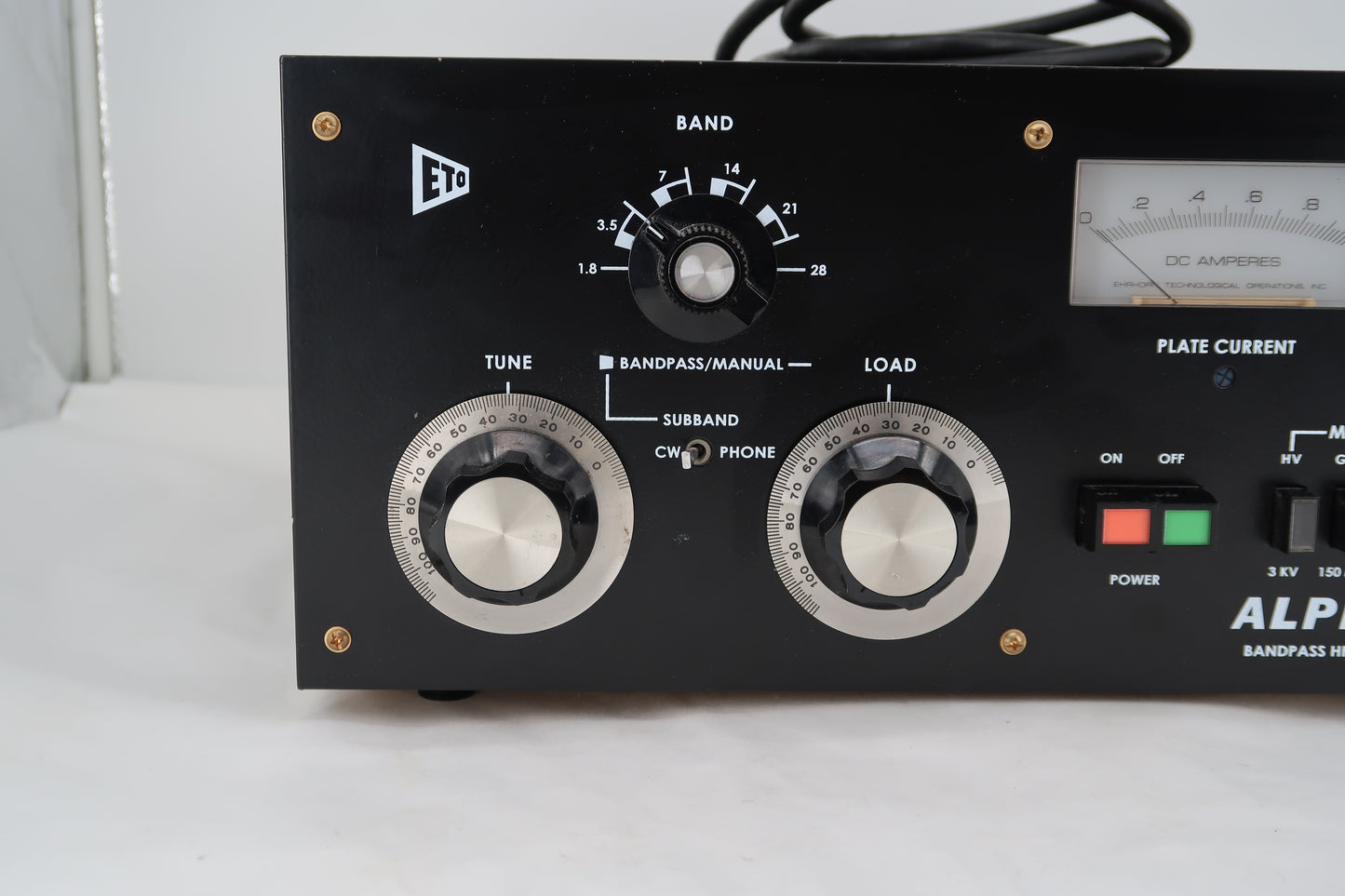 U20028 Used ETO Alpha 78 HF Linear Amplifier converted by K5IZ Rusty