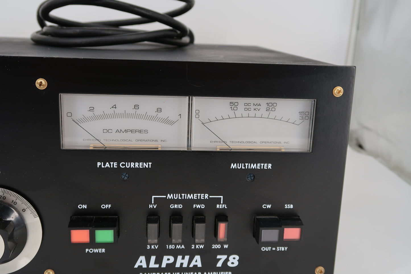 U20028 Used ETO Alpha 78 HF Linear Amplifier converted by K5IZ Rusty