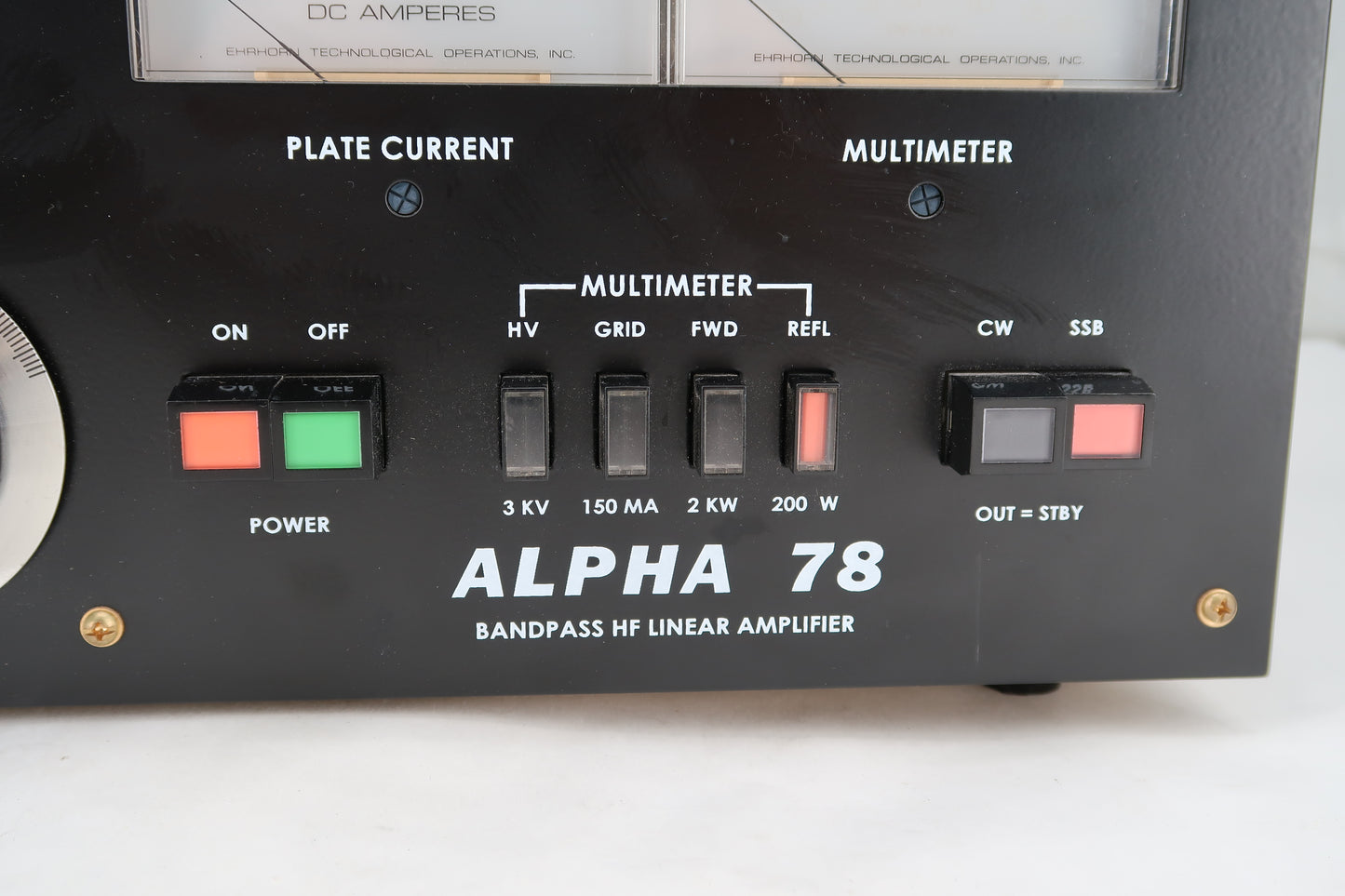 U20028 Used ETO Alpha 78 HF Linear Amplifier converted by K5IZ Rusty