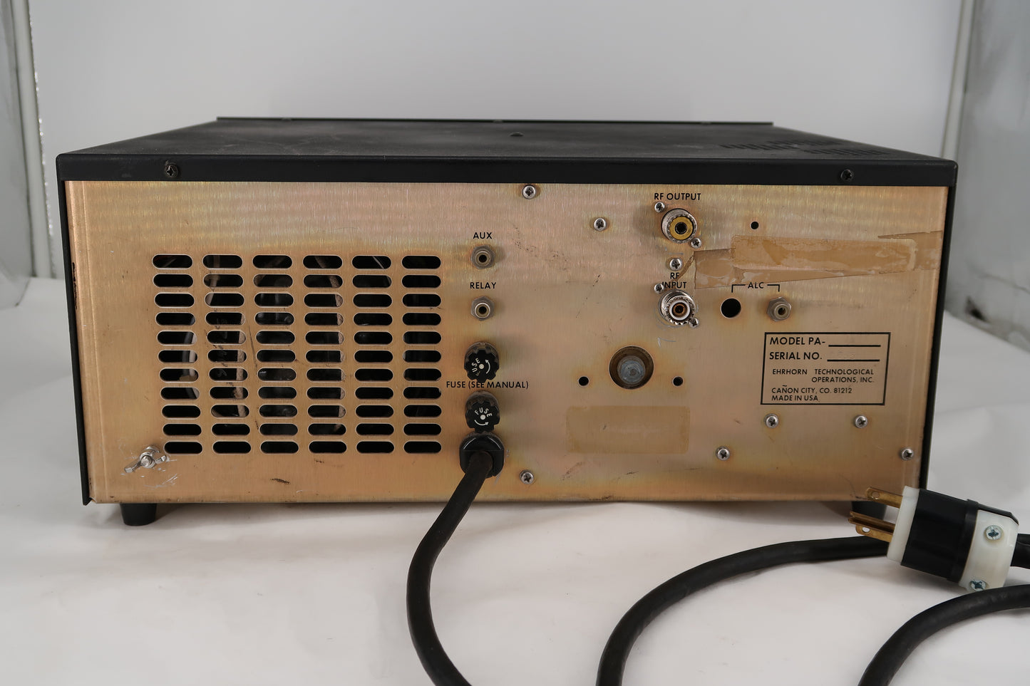 U20028 Used ETO Alpha 78 HF Linear Amplifier converted by K5IZ Rusty