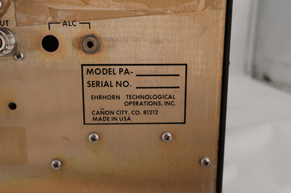 U20028 Used ETO Alpha 78 HF Linear Amplifier converted by K5IZ Rusty