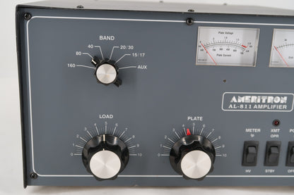 U20030 Used Ameritron AL-811 HF Linear Amplifier with RF Parts 572B Tubes