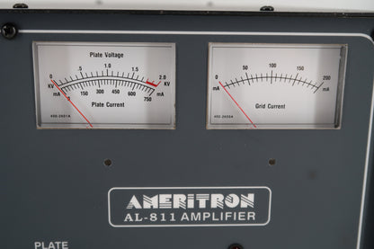 U20030 Used Ameritron AL-811 HF Linear Amplifier with RF Parts 572B Tubes
