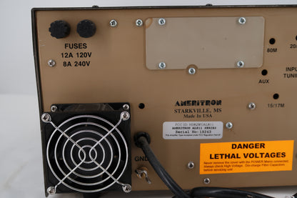 U20030 Used Ameritron AL-811 HF Linear Amplifier with RF Parts 572B Tubes