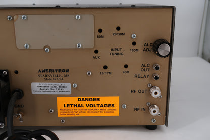 U20030 Used Ameritron AL-811 HF Linear Amplifier with RF Parts 572B Tubes