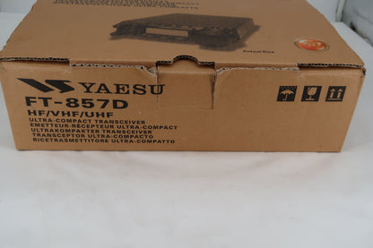 U20032 Used Yaesu FT-857D HF/VHF/UHF All-Mode Transceiver with Extras