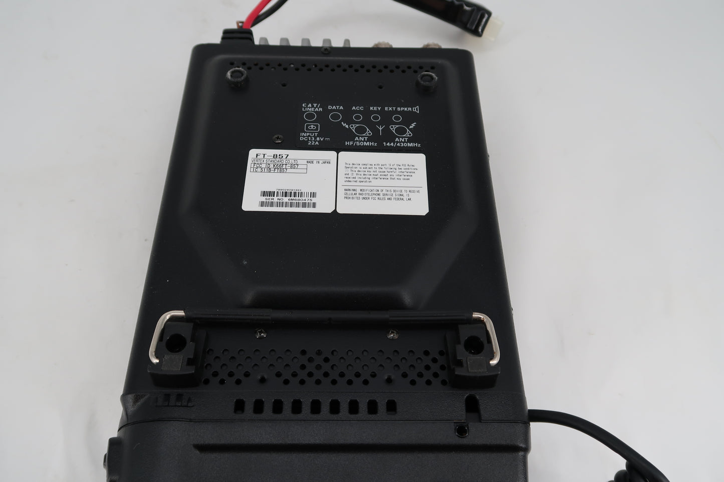 U20032 Used Yaesu FT-857D HF/VHF/UHF All-Mode Transceiver with Extras