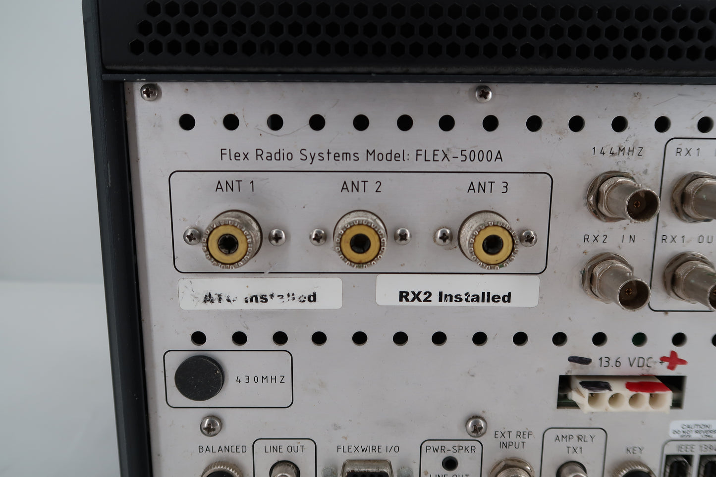 U20035 Used FlexRadio FLEX-5000A HF/50 MHz SDR Transceiver With Flex Control, RX2 ATU