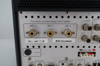 U20035 Used FlexRadio FLEX-5000A HF/50 MHz SDR Transceiver With Flex Control, RX2 ATU
