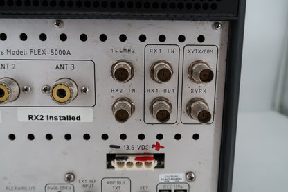 U20035 Used FlexRadio FLEX-5000A HF/50 MHz SDR Transceiver With Flex Control, RX2 ATU