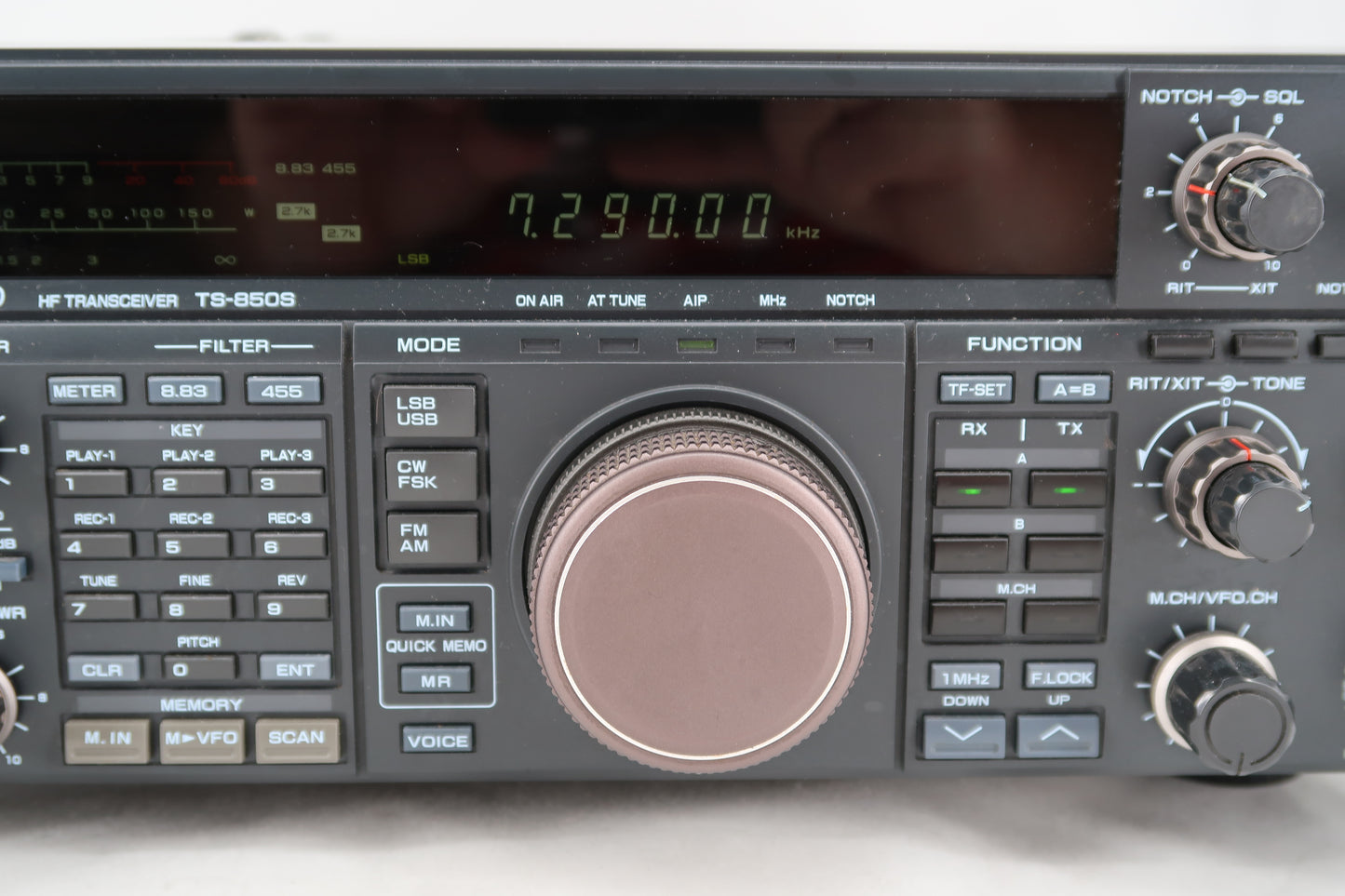 U20037 Used Kenwood TS-850S HF Transceiver w/filters & Kenwood DSP-100