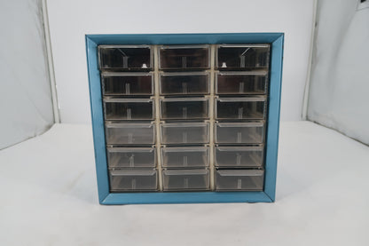 U20038 Used 18-Drawer Parts Storage Cabinet
