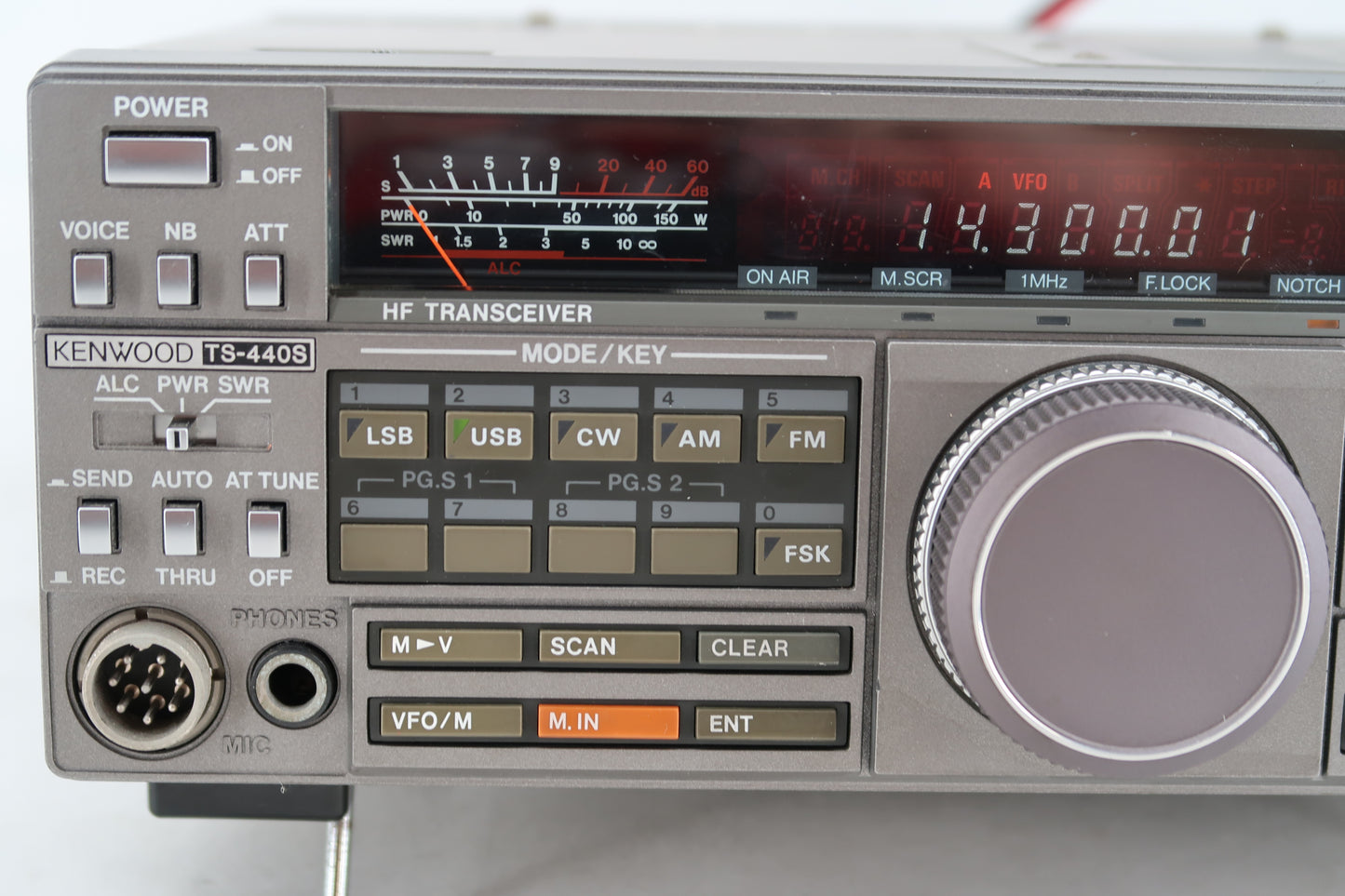 U20042 Used Kenwood TS-440S HF All-Mode Transceiver w/ATU (built-in)
