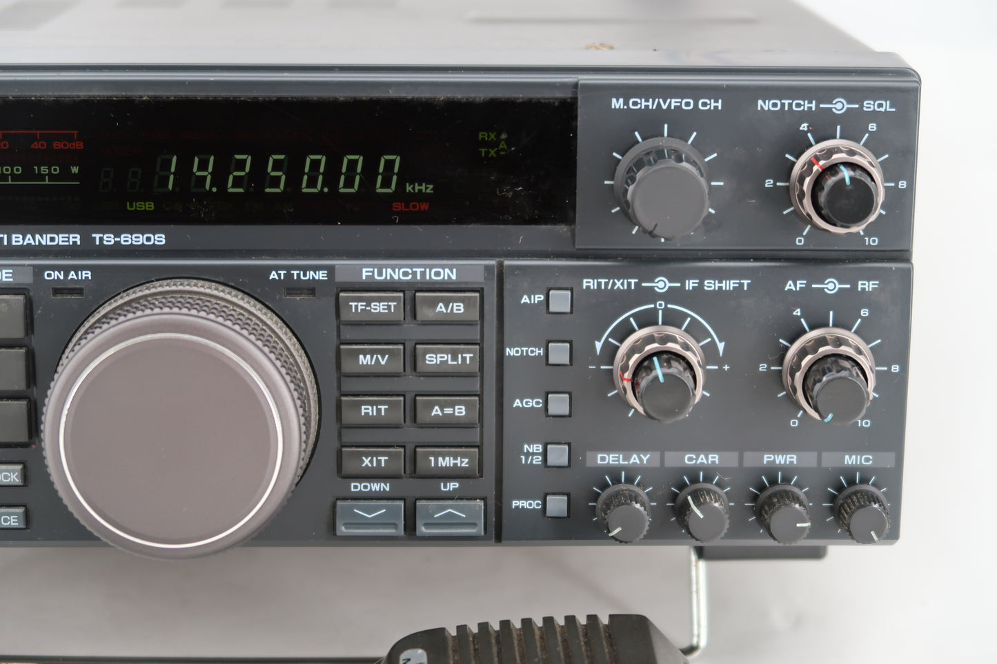 U20043 AS-IS Kenwood TS-690S All Mode Multi Bander HF/50 MHz Transceiver ?  M.CH/VFO CH Knob Broken