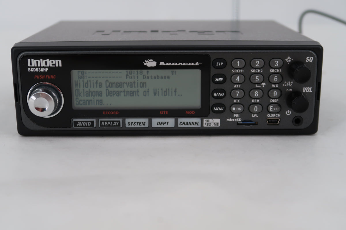 U20044 Used Uniden BCD536HP Bearcat TrunkTracker V Scanner
