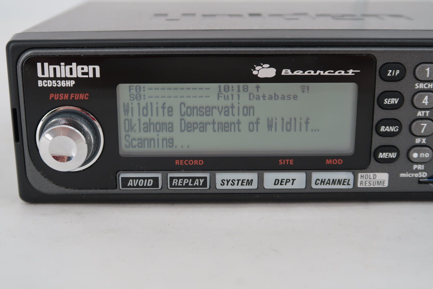 U20044 Used Uniden BCD536HP Bearcat TrunkTracker V Scanner