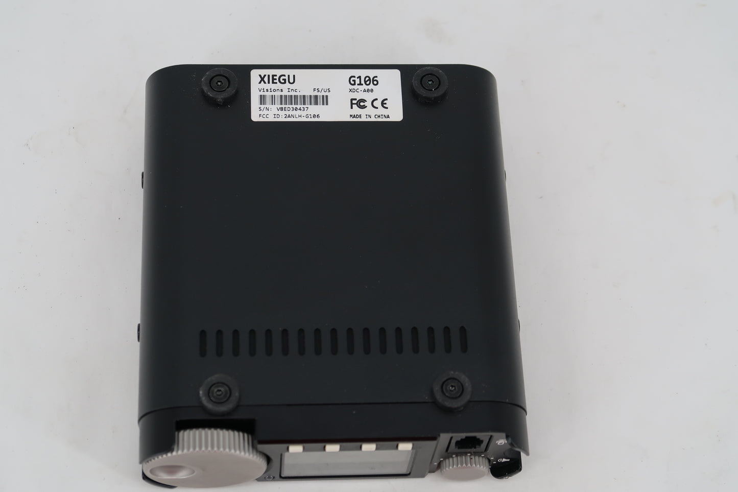 U20047 Used Xiegu Portable HF Station Bundle: G106 QRP Transceiver + XPA125B 100W Amplifier + DE-19 Interface