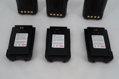 U20050 Used Lot of 3 TIDRADIO TD-H8 GMRS Handheld Radios + 3 extra batteries