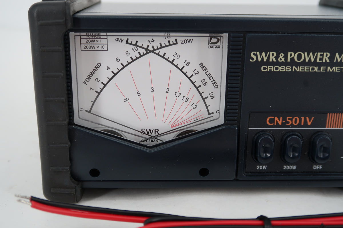U20052 Used Daiwa CN-501V Cross Needle SWR & Power Meter 140-525 MHz