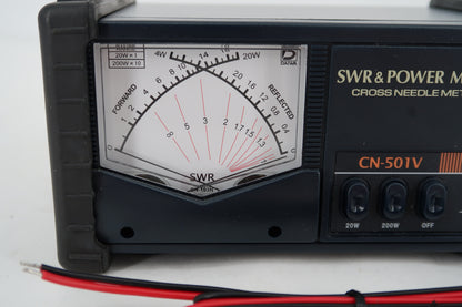 U20052 Used Daiwa CN-501V Cross Needle SWR & Power Meter 140-525 MHz