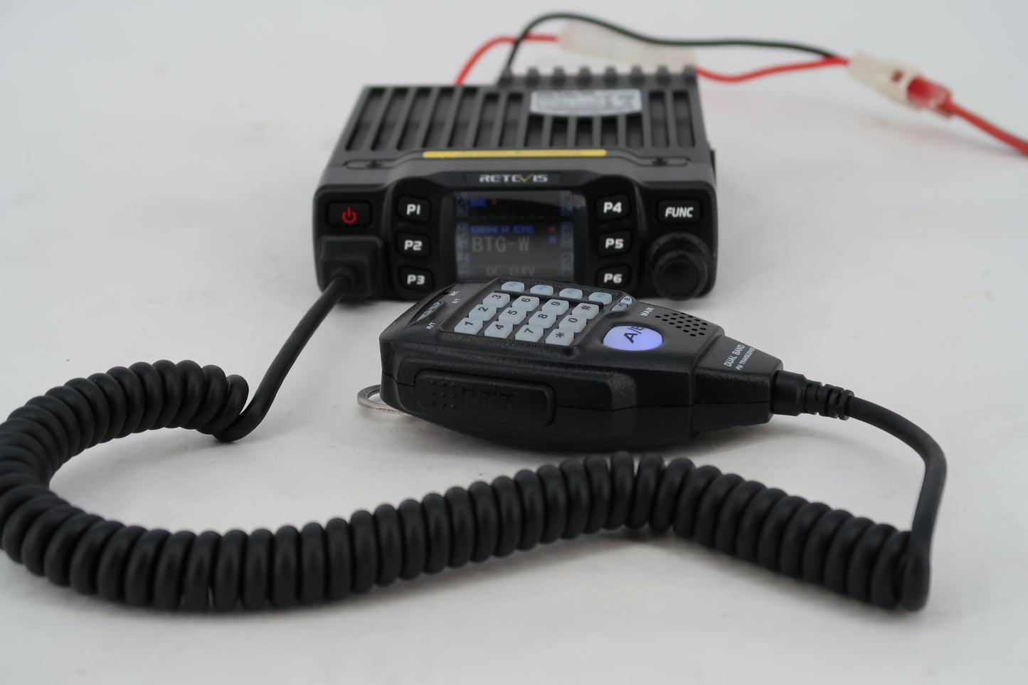 U20054 Used Retevis RT95 25W Dual Band Ham Mobile Radio
