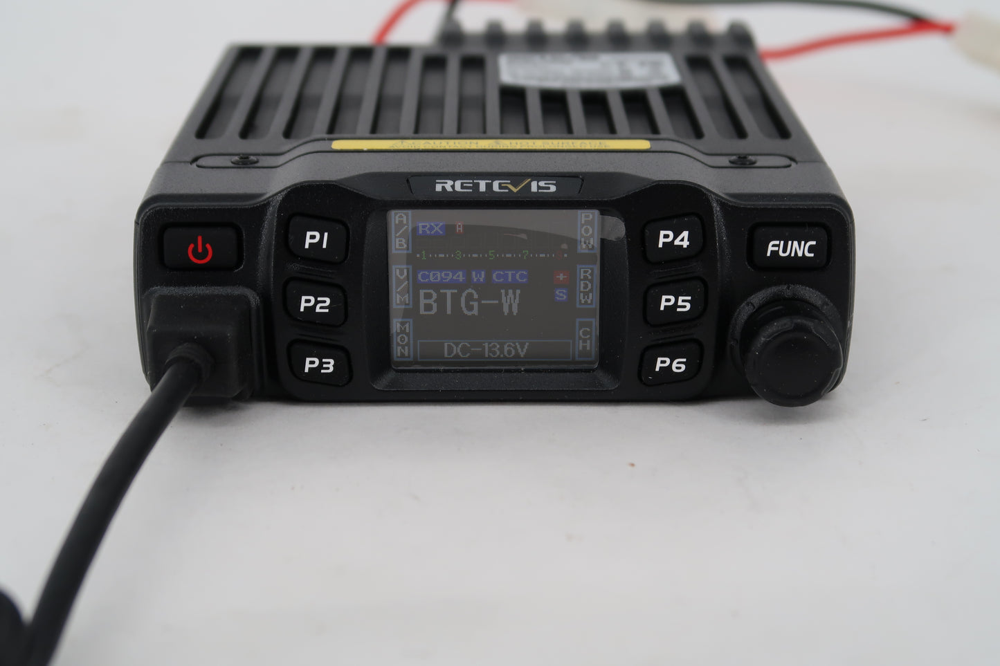 U20054 Used Retevis RT95 25W Dual Band Ham Mobile Radio