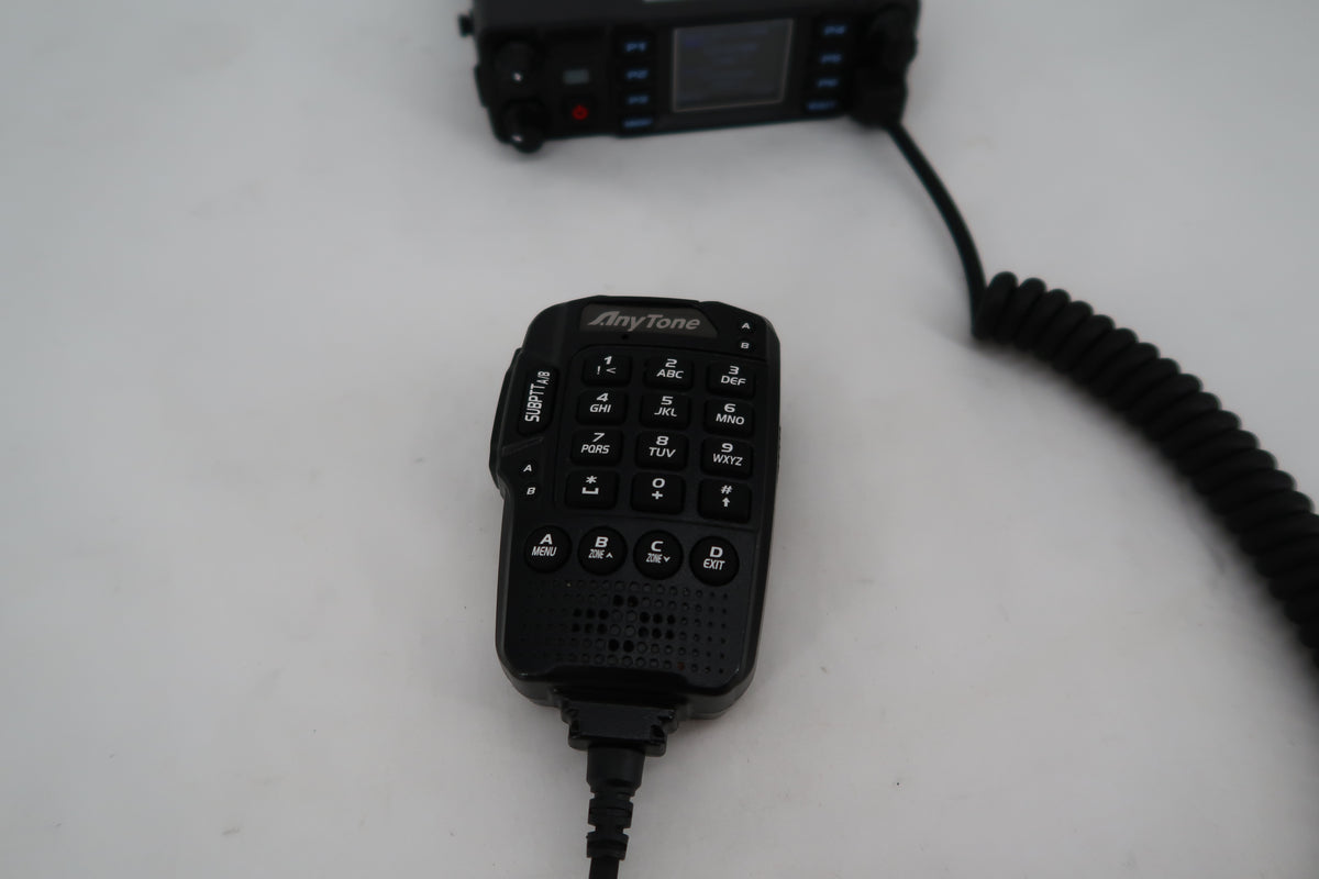 U20055 Used Anytone AT-D578UV III Plus Tri-Band DMR/Analog Mobile Radio