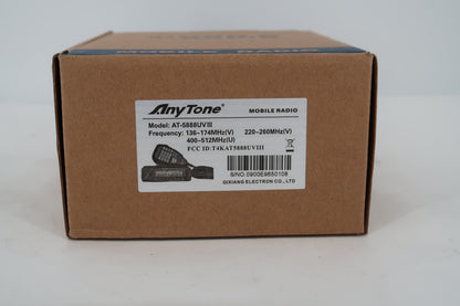 U20059 Used Anytone AT-588UV III Tri-Band FM Mobile Transceiver