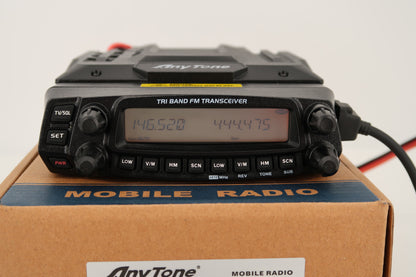 U20059 Used Anytone AT-588UV III Tri-Band FM Mobile Transceiver