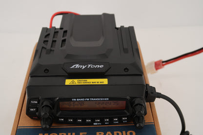 U20059 Used Anytone AT-588UV III Tri-Band FM Mobile Transceiver