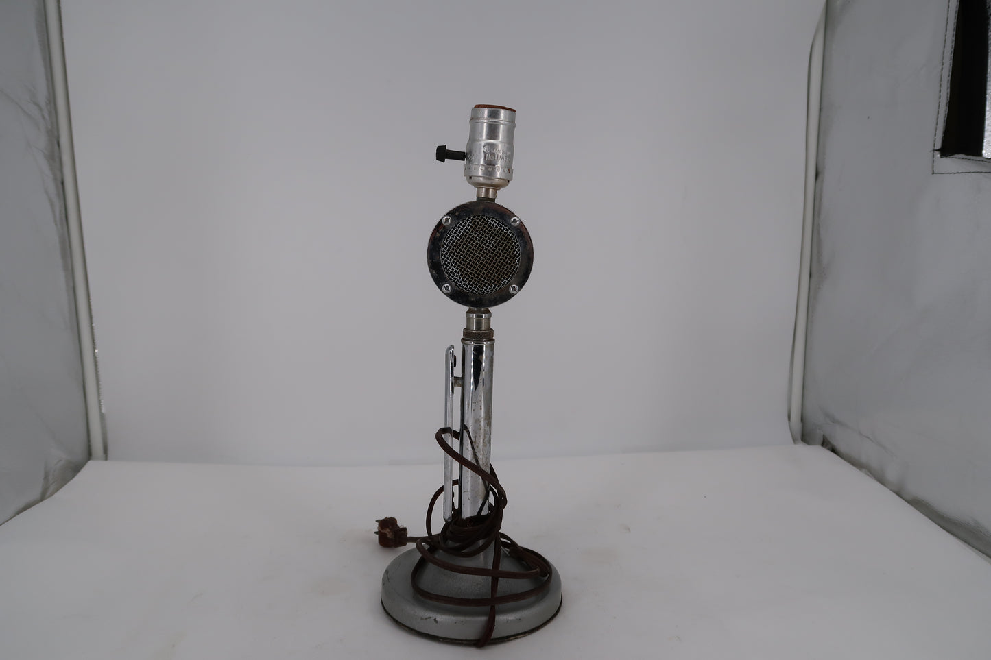U20067 AS-IS Homemade Lamp Microphone Decor Astatic D-104