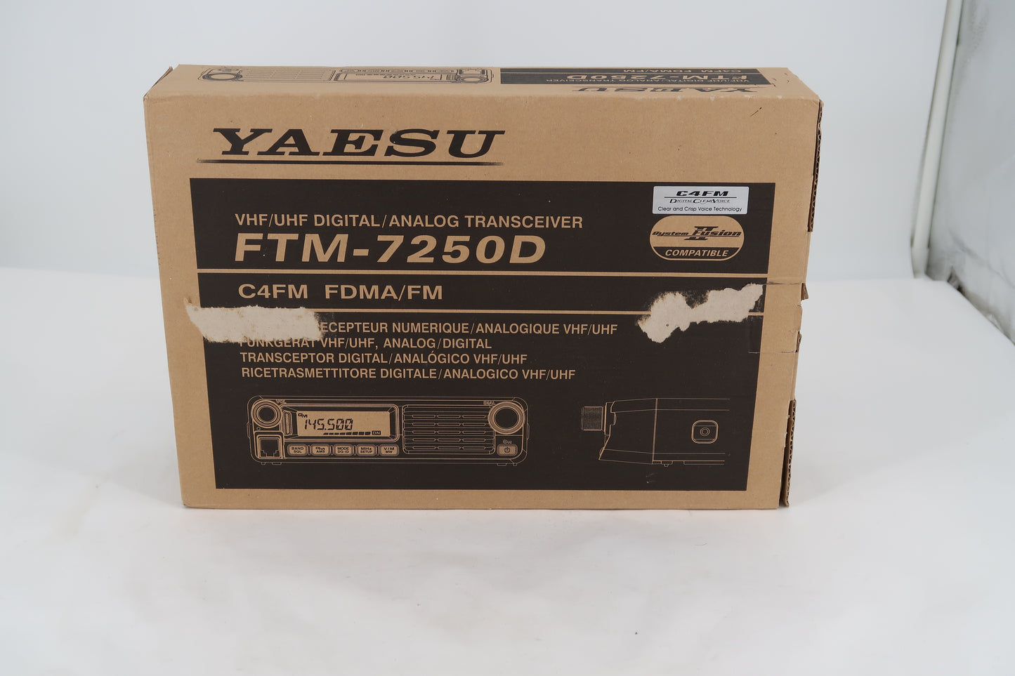 U20068 Used Yaesu FTM-7250D VHF/UHF Digital Mobile Transceiver