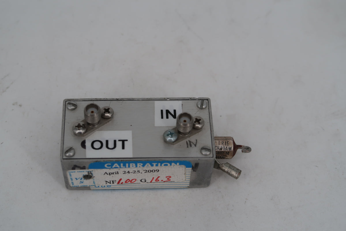 U20071 Used 1296 MHz LNA/Pre-amp w/SMA Female Connectors