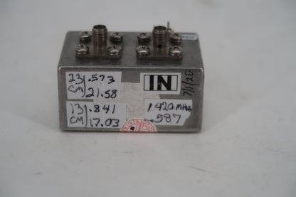 U20072 Used 1420 MHz LNA/Pre-Amp