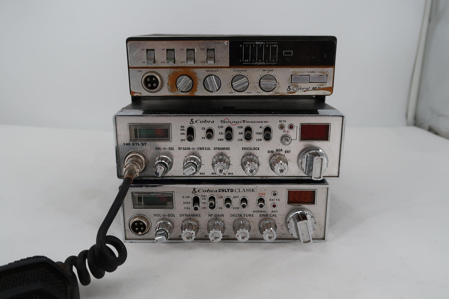 U20076 AS-IS Lot of 3 Cobra CB Radios