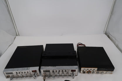 U20076 AS-IS Lot of 3 Cobra CB Radios
